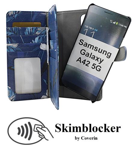 Coverin Skimblocker XL Magnet Designwallet Samsung Galaxy A42 5G