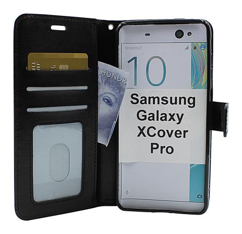 billigamobilskydd.se Crazy Horse Lompakko Samsung Galaxy XCover Pro (G715F/DS)