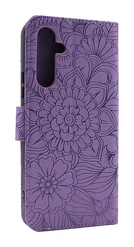 billigamobilskydd.se Flower Standcase Wallet Samsung Galaxy A54 5G