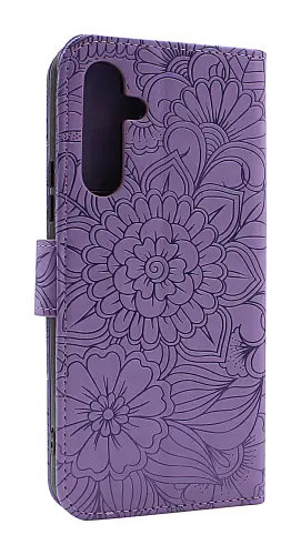 billigamobilskydd.se Flower Standcase Wallet Samsung Galaxy A54 5G