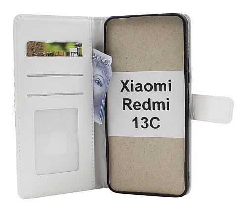 billigamobilskydd.se Kuviolompakko Xiaomi Redmi 13C