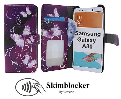 Coverin Skimblocker Design Magneettilompakko Samsung Galaxy A80 (A805F/DS)