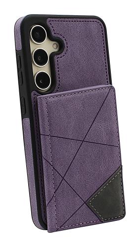 billigamobilskydd.se Samsung Galaxy S24 / S25 5G CardCase Luxe Suojakuori