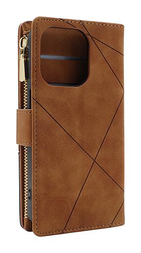 billigamobilskydd.se XL Standcase Luksuskotelo puhelimeen iPhone 15 Pro
