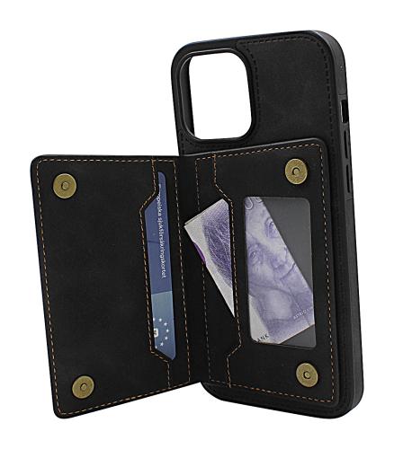 billigamobilskydd.se Lyx CardCase suojakuori puhelimille iPhone 13 Pro Max (6.7)