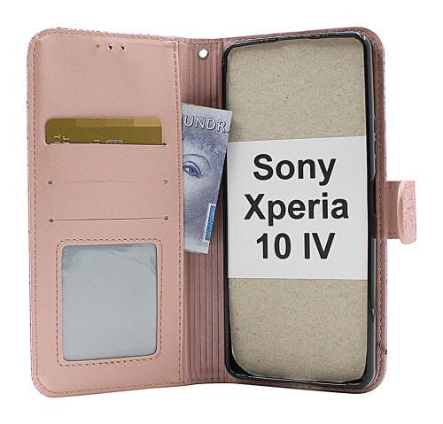 billigamobilskydd.se Flower Standcase Wallet Sony Xperia 10 IV 5G (XQ-CC54)