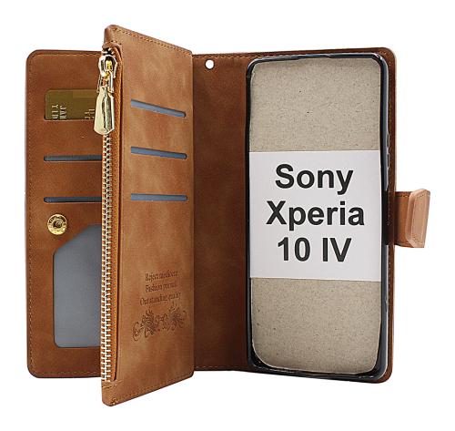 billigamobilskydd.se XL Standcase Luksuskotelo puhelimeen Sony Xperia 10 IV 5G (XQ-CC54)