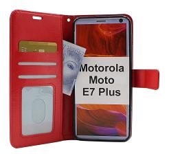 Coverin Crazy Horse Lompakko Motorola Moto E7 Plus