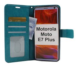 Coverin Crazy Horse Lompakko Motorola Moto E7 Plus