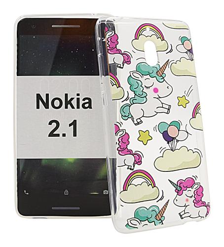 billigamobilskydd.se TPU-Designkotelo Nokia 2.1