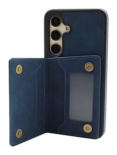 billigamobilskydd.se Samsung Galaxy S24 / S25 5G CardCase Luxe Suojakuori
