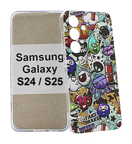 billigamobilskydd.se TPU-Designkotelo Samsung Galaxy S24 / S25 5G