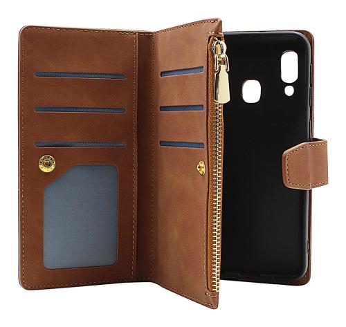 Coverin XL Standcase Luksuskotelo puhelimeen Samsung Galaxy A20e (A202F/DS)