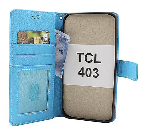 billigamobilskydd.se TCL 403 New Standcase Puhelimen Kuoret