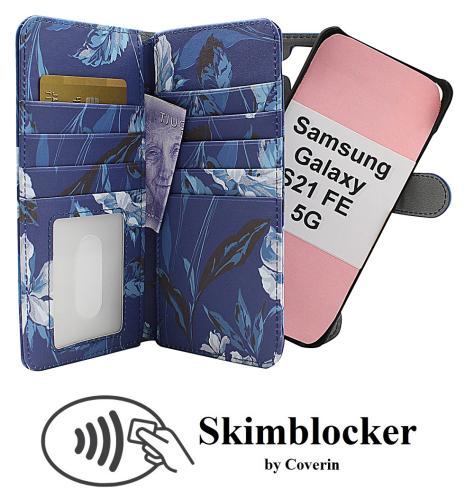 Coverin Skimblocker XL Magnet Designwallet Samsung Galaxy S21 FE 5G