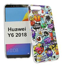 billigamobilskydd.se TPU-Designkotelo Huawei Y6 2018