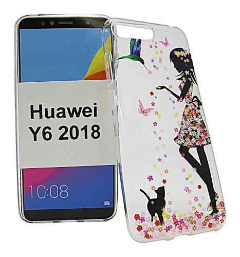 billigamobilskydd.se TPU-Designkotelo Huawei Y6 2018