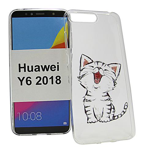 billigamobilskydd.se TPU-Designkotelo Huawei Y6 2018