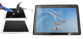 billigamobilskydd.se N&auml;yt&ouml;nsuoja karkaistusta lasista Lenovo TAB E10 (ZA47 / TB-X104F)