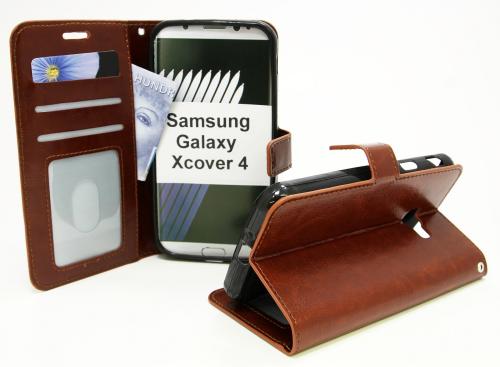 billigamobilskydd.se Crazy Horse Lompakko Samsung Galaxy Xcover 4 (G390F)