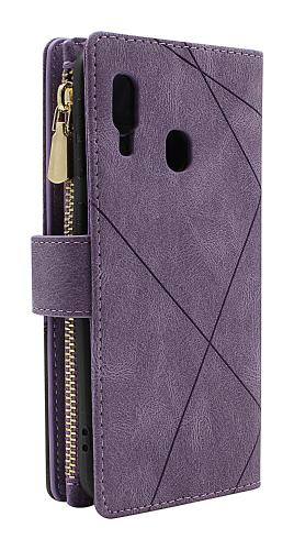 billigamobilskydd.se XL Standcase Luksuskotelo puhelimeen Samsung Galaxy A20e (A202F/DS)