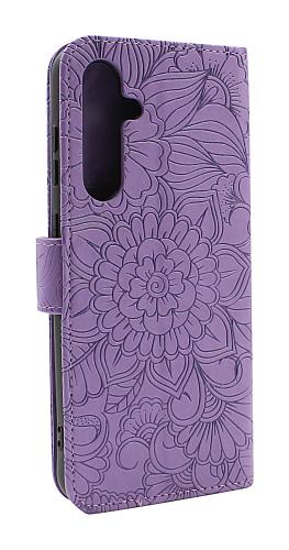 billigamobilskydd.se Flower Standcase Wallet Samsung Galaxy S23 FE 5G
