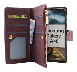 billigamobilskydd.se XL Standcase Luksuskotelo puhelimeen Samsung Galaxy A40 (A405FN/DS)