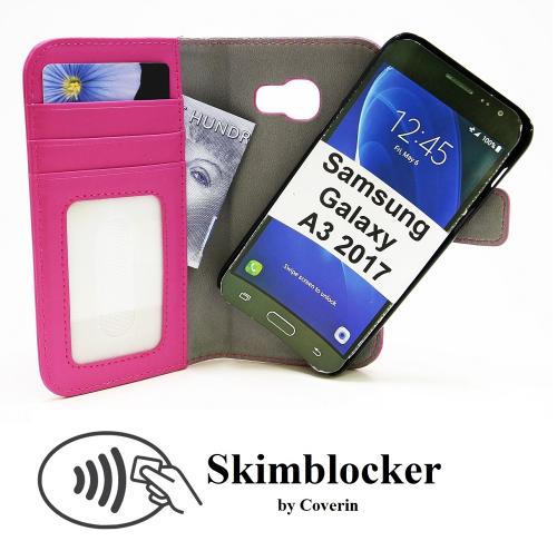 Coverin Skimblocker Magneettilompakko Samsung Galaxy A3 2017 (A320F)