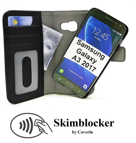 Coverin Skimblocker Magneettilompakko Samsung Galaxy A3 2017 (A320F)