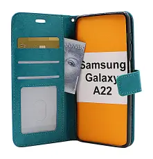 Coverin Crazy Horse Lompakko Samsung Galaxy A22 (SM-A225F/DS)