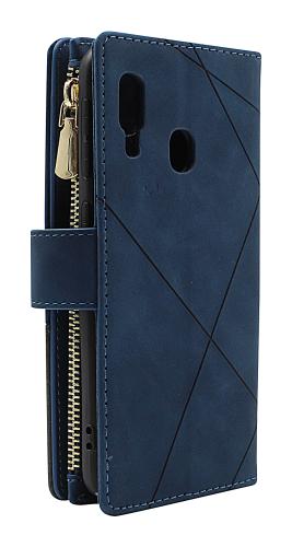 billigamobilskydd.se XL Standcase Luksuskotelo puhelimeen Samsung Galaxy A20e (A202F/DS)