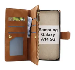 Coverin XL Standcase Luksuskotelo puhelimeen Samsung Galaxy A14 4G / 5G