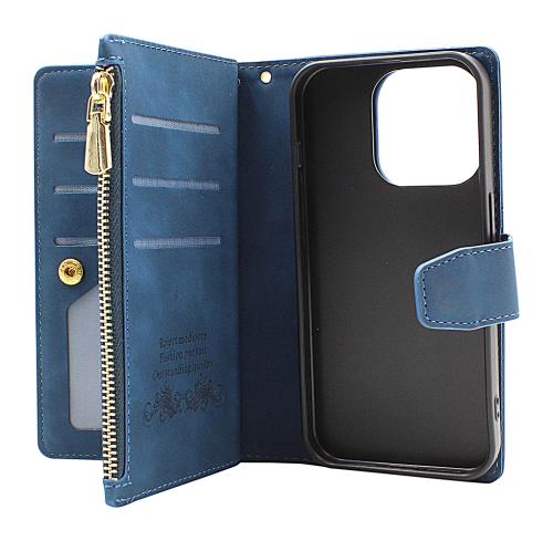 billigamobilskydd.se XL Standcase Luksuskotelo puhelimeen iPhone 15 Pro