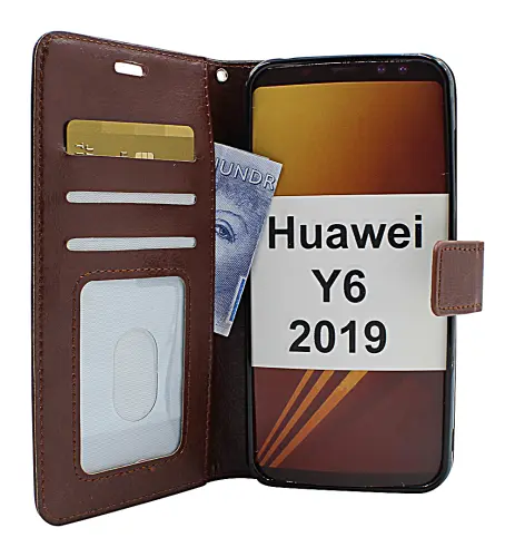 billigamobilskydd.se Crazy Horse Lompakko Huawei Y6 2019