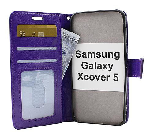 billigamobilskydd.se Crazy Horse Lompakko Samsung Galaxy Xcover 5 (SM-G525F)