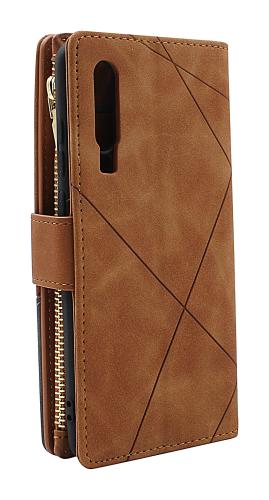 billigamobilskydd.se XL Standcase Luksuskotelo puhelimeen Huawei P30 (ELE-L29)