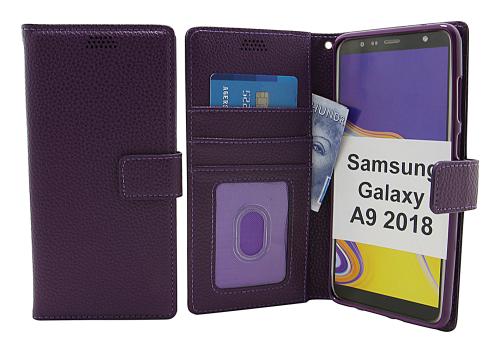 billigamobilskydd.se New Jalusta Lompakkokotelo Samsung Galaxy A9 2018 (A920F/DS)