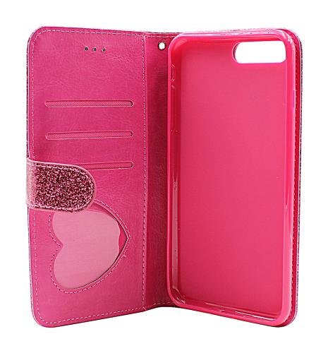 billigamobilskydd.se Standcase Glitter Wallet iPhone 7 Plus / 8 Plus