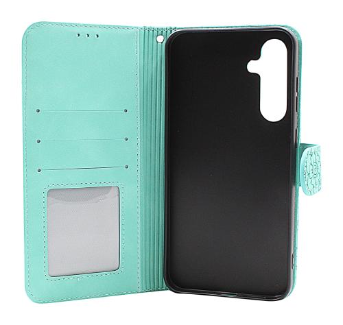 billigamobilskydd.se Flower Standcase Wallet Samsung Galaxy S23 FE 5G