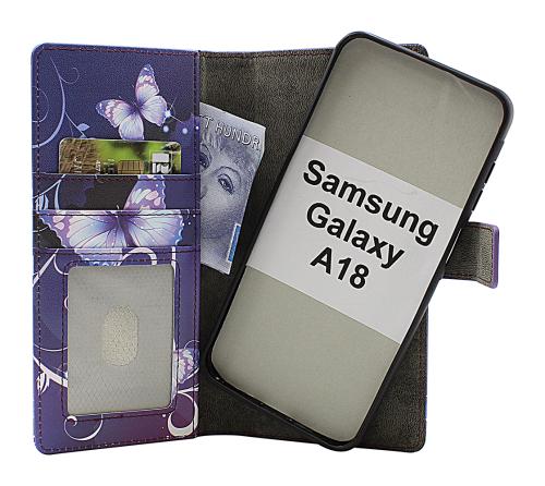 Coverin Skimblocker Samsung Galaxy A18 LTE Magneetti Puhelimen Kuoret Design