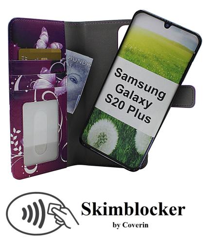 Coverin Skimblocker Design Magneettilompakko Samsung Galaxy S20 Plus (G986B)