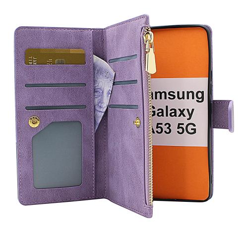billigamobilskydd.se XL Standcase Luksuskotelo puhelimeen Samsung Galaxy A53 5G (A536B)