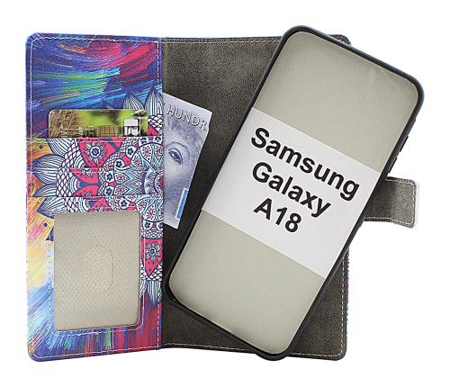 Coverin Skimblocker Samsung Galaxy A18 LTE Magneetti Puhelimen Kuoret Design