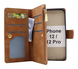 Coverin XL Standcase Luksuskotelo puhelimeen iPhone 12 / 12 Pro (6.1)