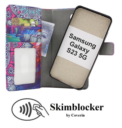 Coverin Skimblocker Design Magneettilompakko Samsung Galaxy S23 5G