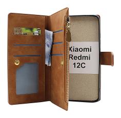 billigamobilskydd.se XL Standcase Luksuskotelo puhelimeen Xiaomi Redmi 12C