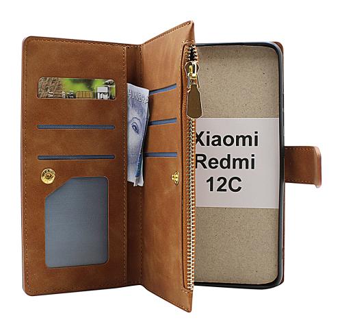 billigamobilskydd.se XL Standcase Luksuskotelo puhelimeen Xiaomi Redmi 12C