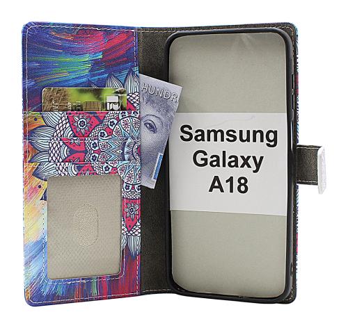 Coverin Skimblocker Samsung Galaxy A18 LTE Magneetti Puhelimen Kuoret Design