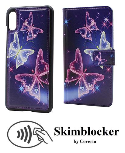 Coverin Skimblocker Design Magneettilompakko Huawei Y6 2019