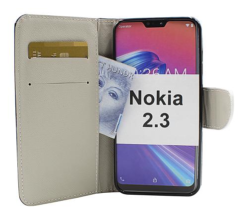 billigamobilskydd.se Kuviolompakko Nokia 2.3